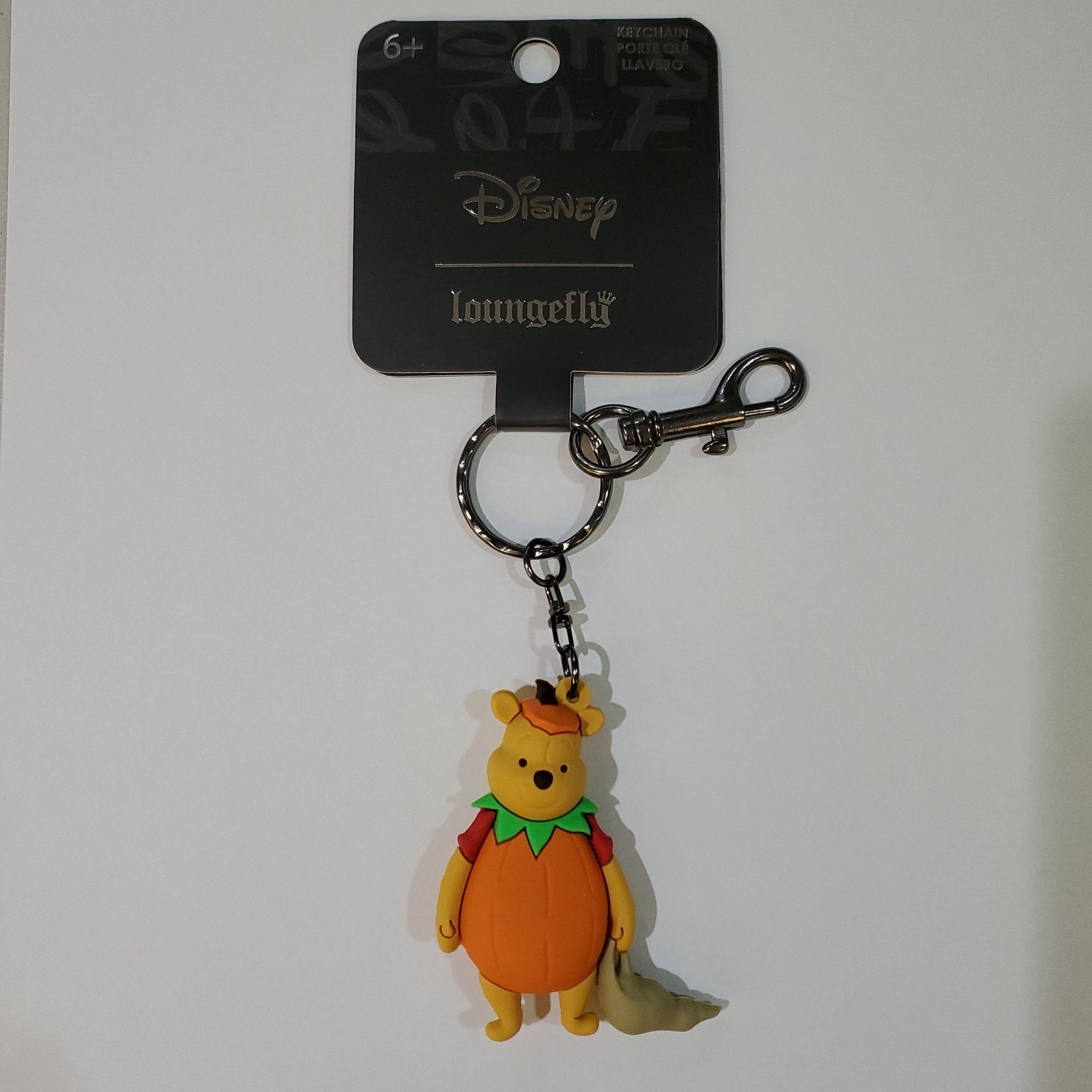 Loungefly Loungefly Disney Winnie the Pooh Halloween 3D Molded Keychain Kawaii Gifts 671803438064