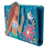 Loungefly Loungefly Disney The Little Mermaid Ariel Live Action Flap Wallet Kawaii Gifts 671803455429