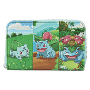 Loungefly LF Pokémon Bulbasaur Evolution Zip Around Wallet Kawaii Gifts