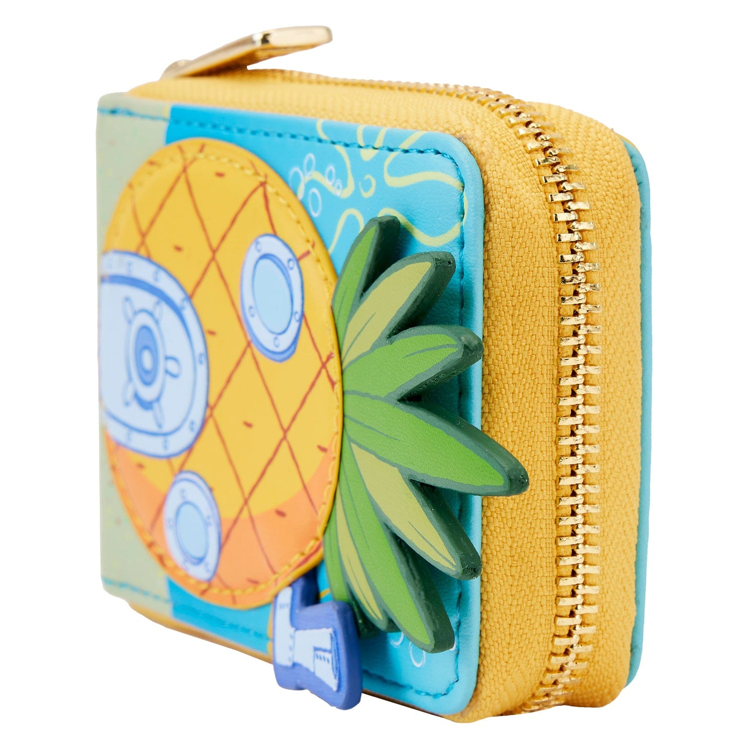 Loungefly Loungefly Nickelodeon Spongebob Squarepants Pineapple House Accordion Wallet Kawaii Gifts 671803390720