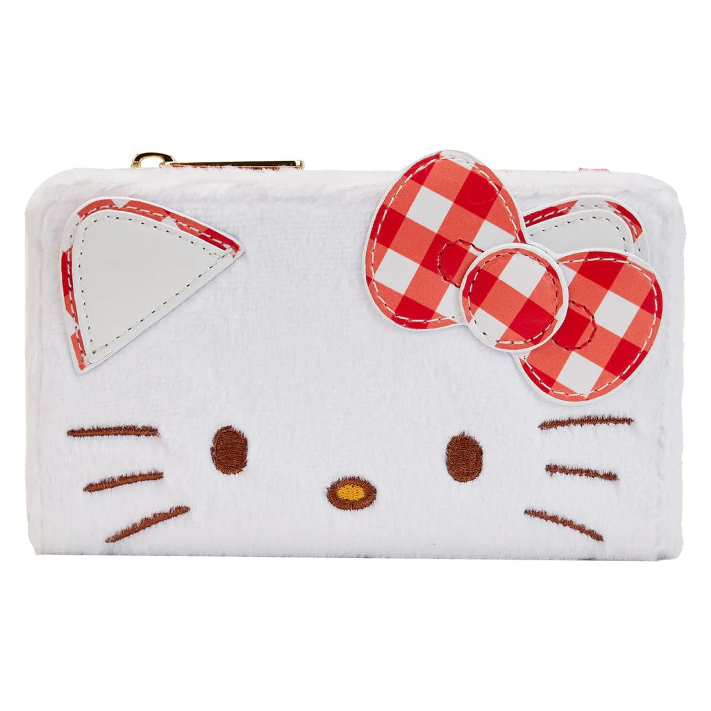 Loungefly Loungefly Sanrio Hello Kitty Gingham Cosplay Flap Wallet Kawaii Gifts 671803447318