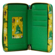 Loungefly Loungefly Wizard of Oz Emerald City Zip Around Wallet Kawaii Gifts 71803441194
