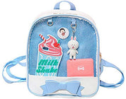 Macaron Laced Up Ita Bag Backpack with Clear Window Kawaii Gifts 76144963