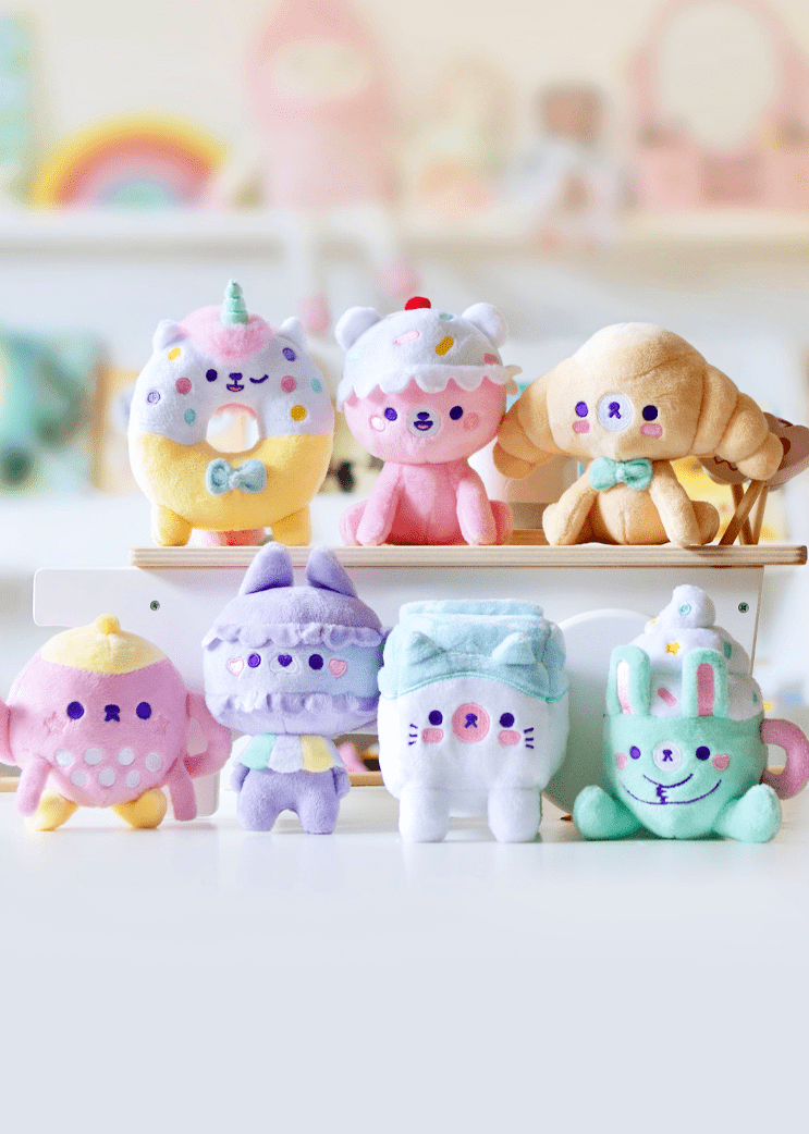 Momiji Cafe Momiji Afternoon Tea Plushies Set of 6 Kawaii Gifts