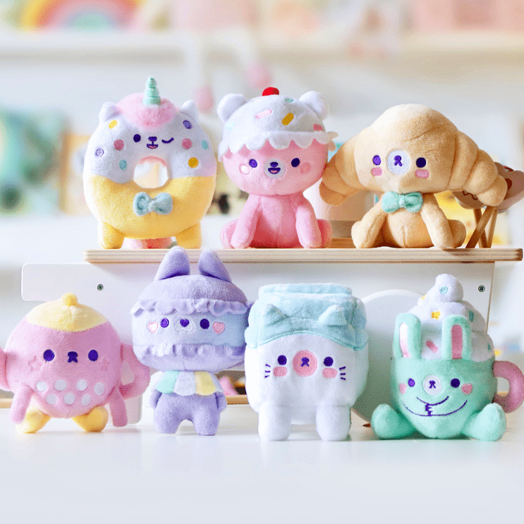 Momiji Cafe Momiji Afternoon Tea Plushies Set of 6 Kawaii Gifts