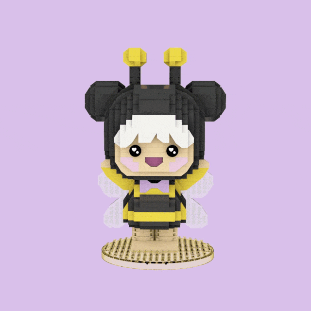 Momiji Momiji Mini Bricks Kits Bumble Bee Kawaii Gifts