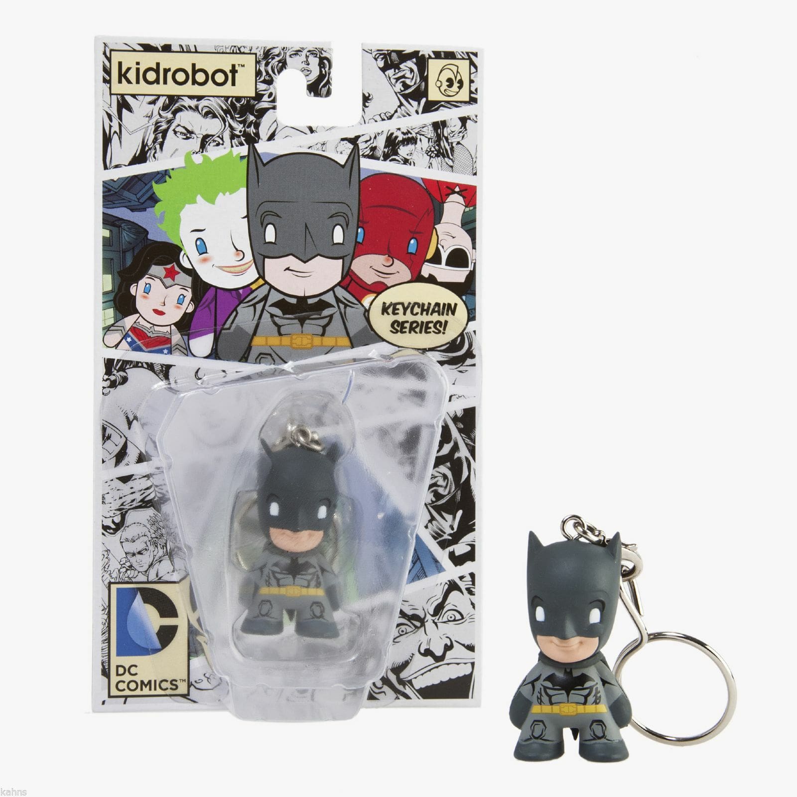 NECA Kidrobot x DC Universe Batman 1.5" Keychain Kawaii Gifts 883975139346