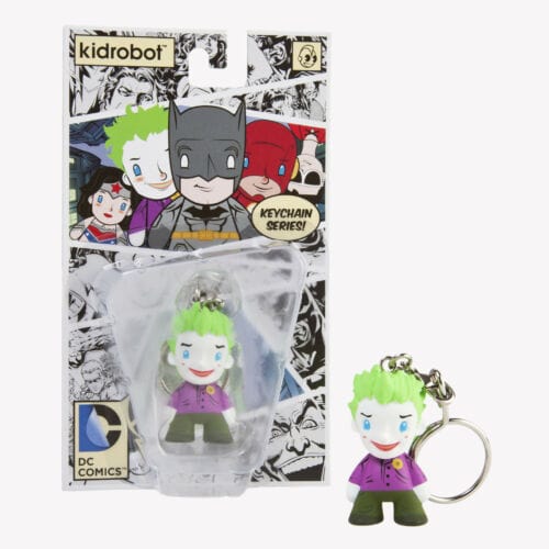 NECA Kidrobot x DC Universe Joker 1.5" Keychain Kawaii Gifts 883975139438