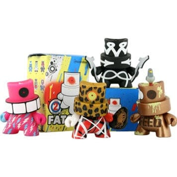 Kid Robot Fat Cap 3" Figure Blind Box Series 2