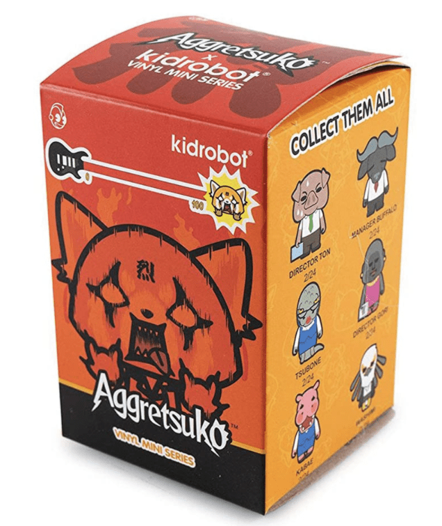 Kidrobot x Aggretsuko Vinyl Mini Series