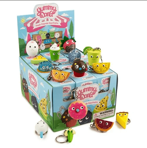 NECA Yummy World Fresh Friends Keychain Series from Kidrobot Kawaii Gifts 883975147440