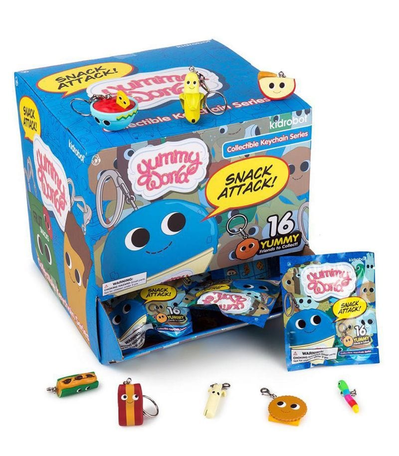 NECA Yummy World Snack Attack Keychain Series from Kidrobot Kawaii Gifts 883975152390