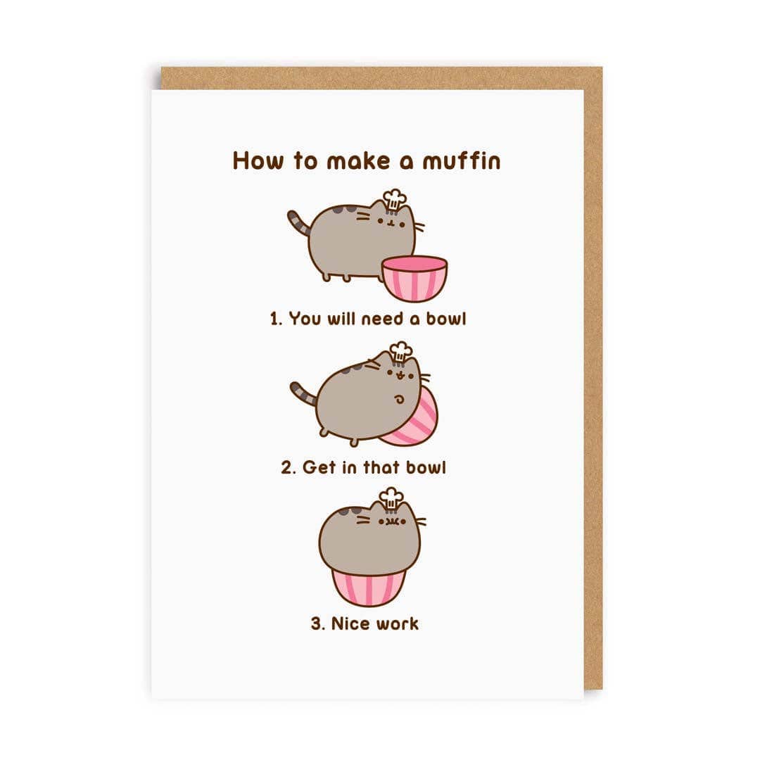 Ohh Deer Pusheen How To Make A Muffin - CLC Kawaii Gifts 5056392406710