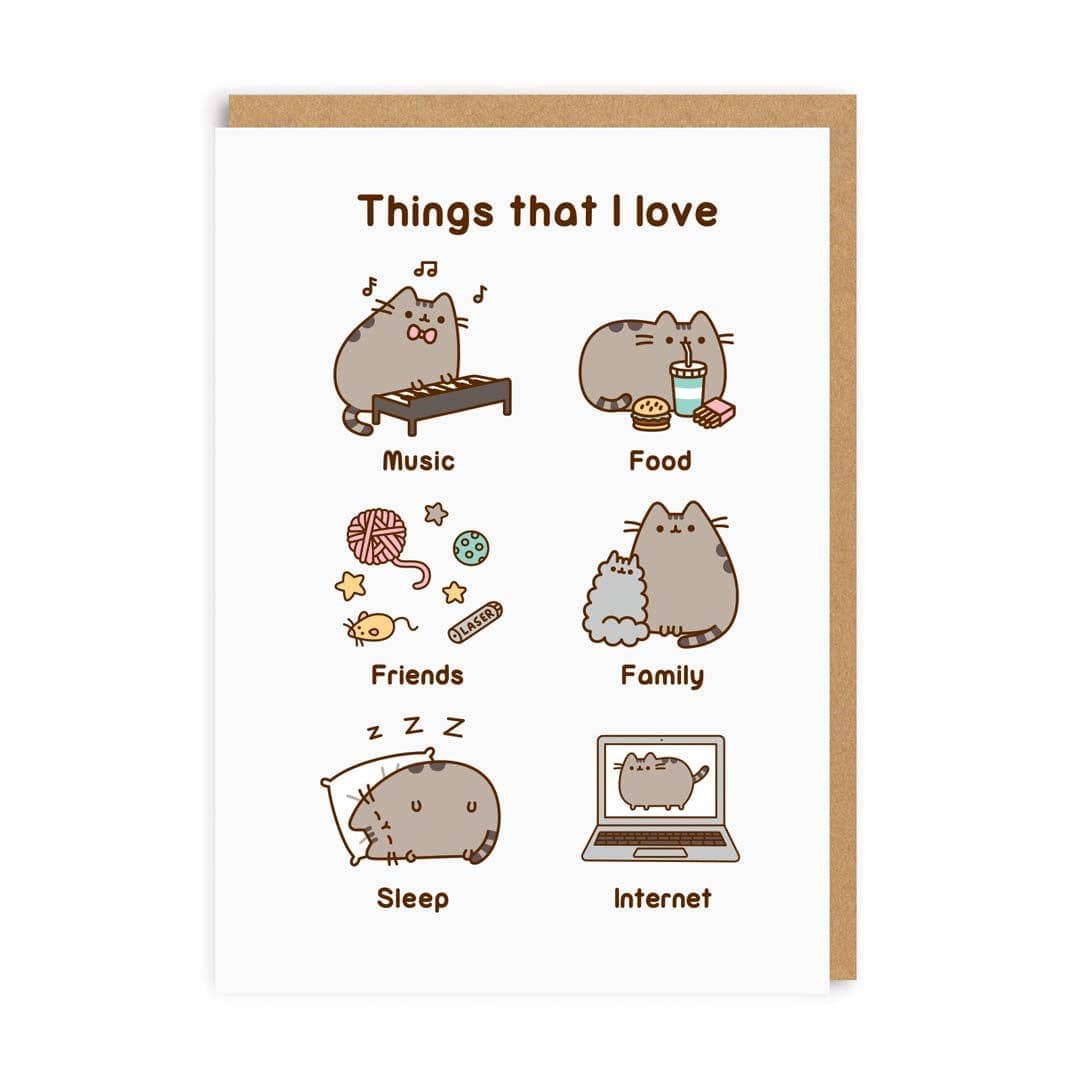 Ohh Deer Pusheen Things That I Love - CLC Kawaii Gifts 5056392406666