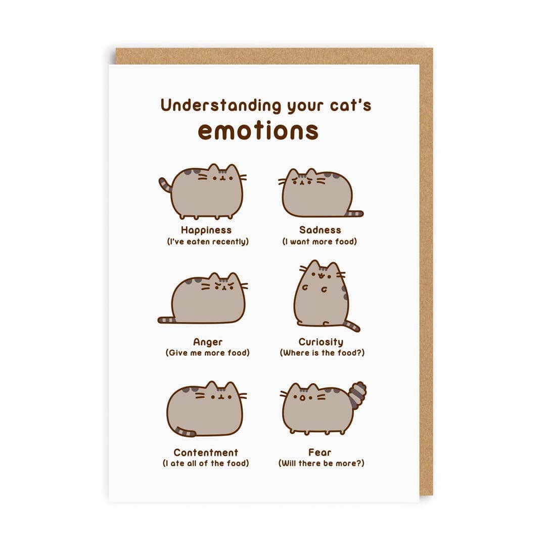 Ohh Deer Pusheen Understanding Your Cat's Emotions - CLC Kawaii Gifts 5056392406659