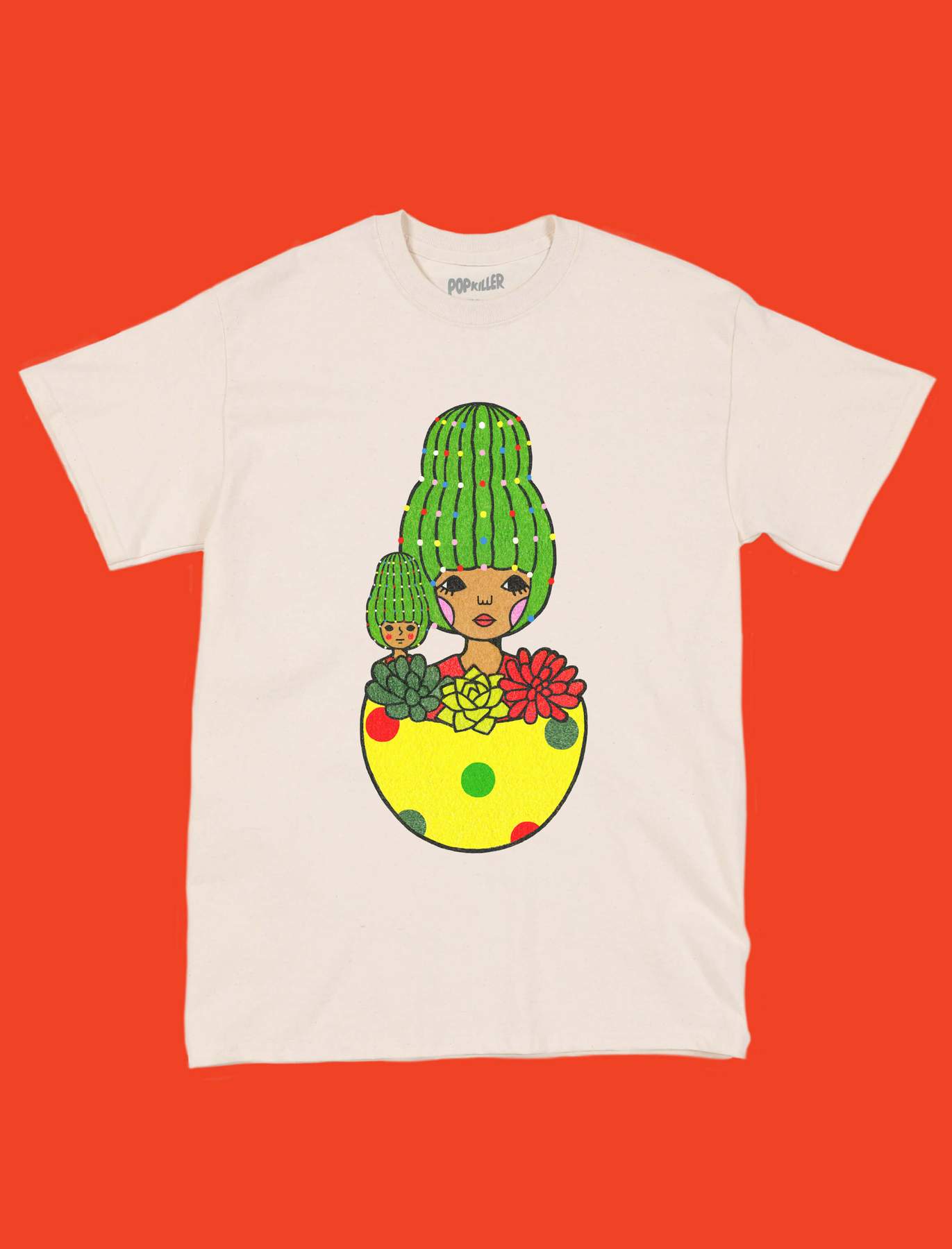PopKiller Naoshi Cactus Pot Classic T-Shirt Kawaii Gifts