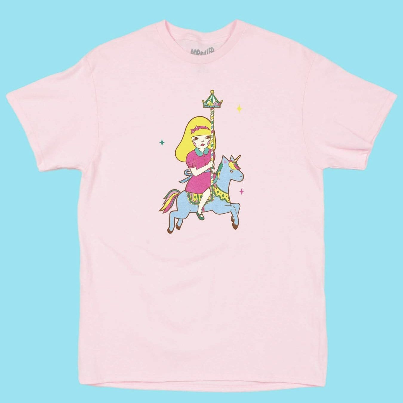 PopKiller Naoshi Escape From A Merry-Go-Round Classic T-Shirt Kawaii Gifts