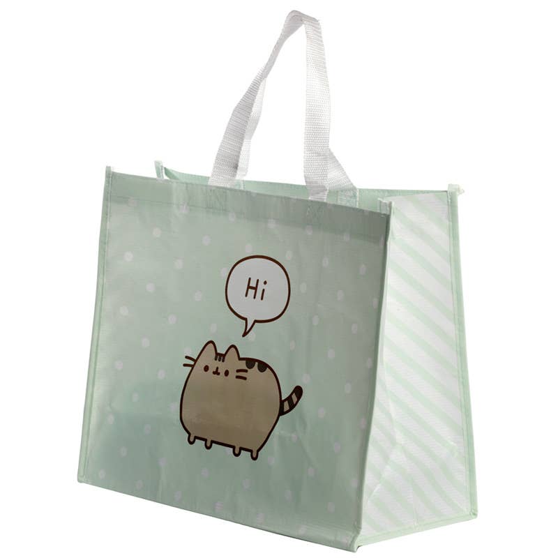 Puckator Ltd Pusheen Cat Large 15.5" Reusable Shopping Bag Kawaii Gifts 5055071770340