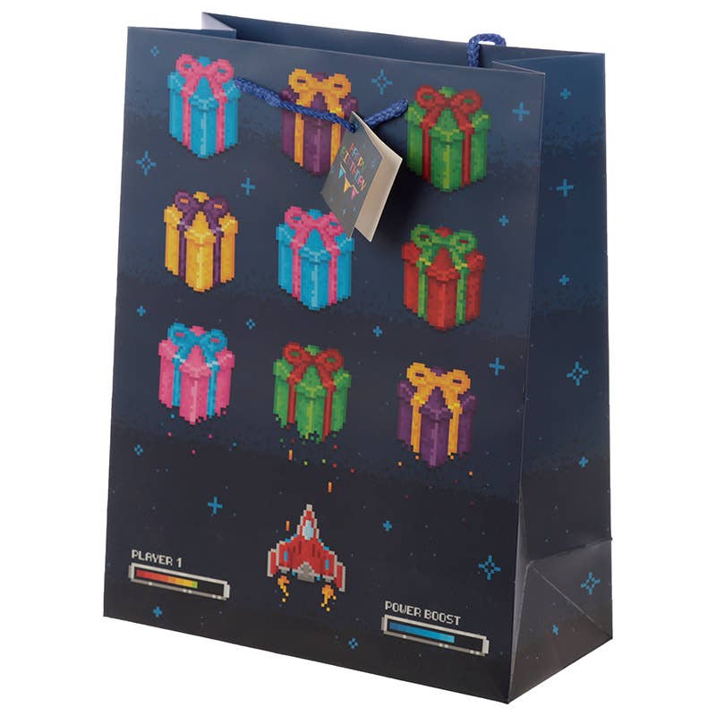 Puckator Ltd Game Over Happy Birthday Gift Bag - Large Kawaii Gifts 5055071735400