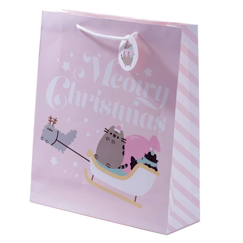 Puckator Ltd Pusheen Cat Christmas Holidays Gift Bag - Extra Large Kawaii Gifts