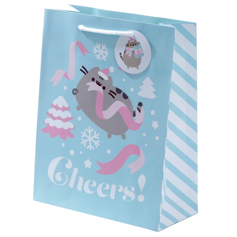 Puckator Ltd Pusheen Cat Christmas Holidays Gift Bag - Large Kawaii Gifts