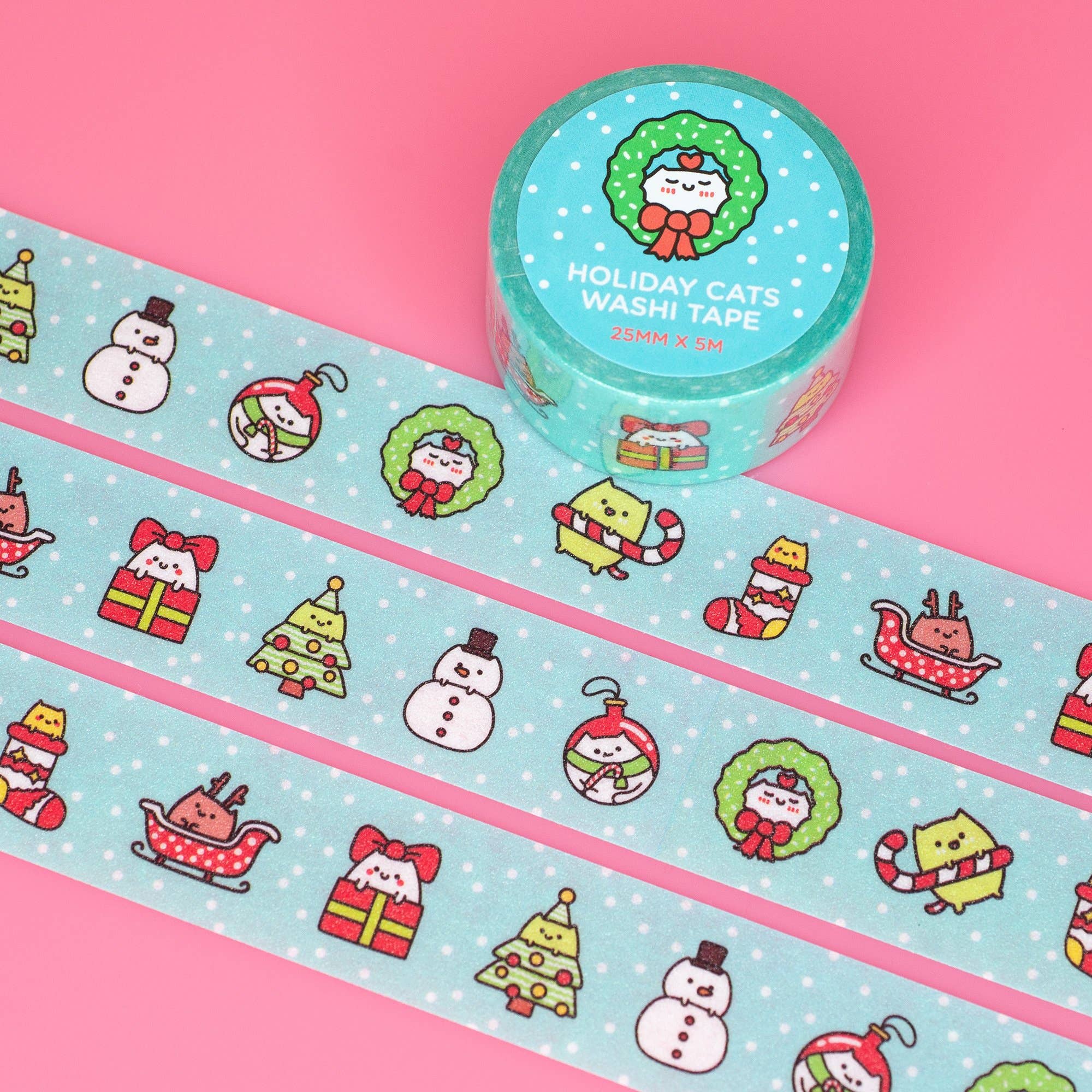 Robot Dance Battle Holiday Cats Glitter Washi Tape Kawaii Gifts 32410293