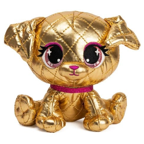 Spin Master GUND P.Lushes Designer Fashion Pets 6" Plushies *WAVE 1* Goldie La'Pooch.  LIMITED Gold EDITION Kawaii Gifts 778988390504