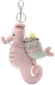 Spin Master Mermaid Pusheen and Seahorse Deluxe Keychain Kawaii Gifts 028399112913