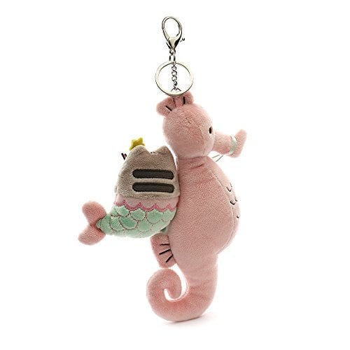 Spin Master Mermaid Pusheen and Seahorse Deluxe Keychain Kawaii Gifts 028399112913