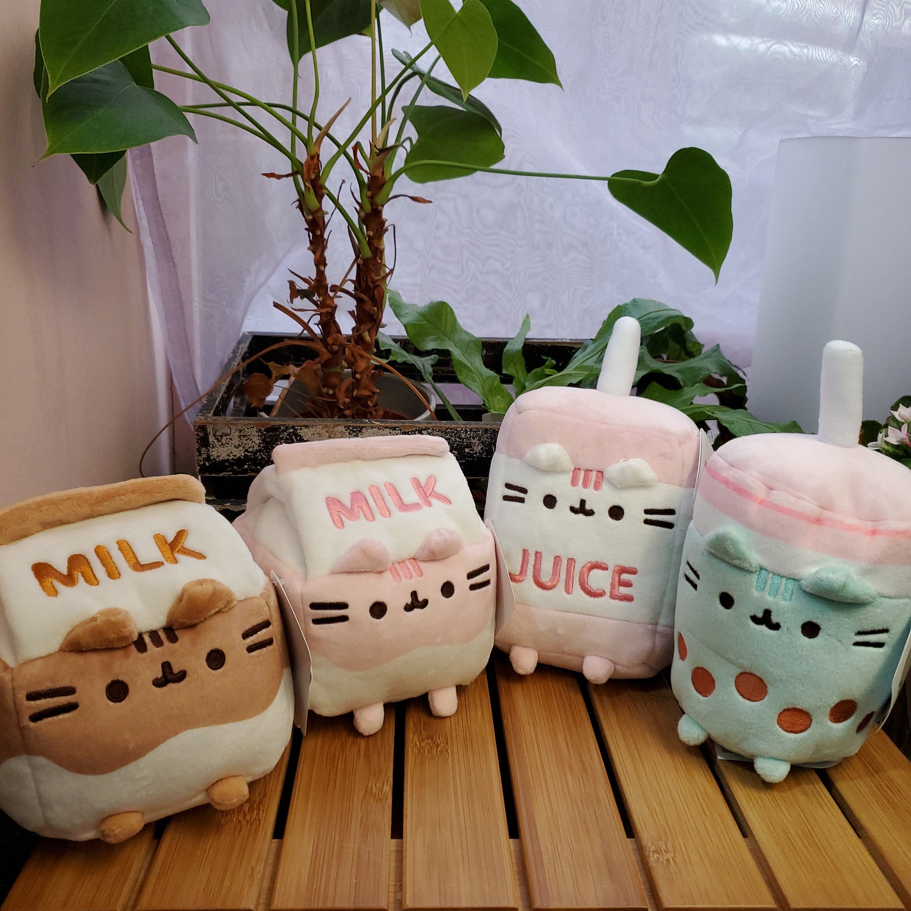 Spin Master PUSHEEN SIPS 6" Plush: Pusheen Milk, Pusheen Juice, Pusheen Boba Kawaii Gifts