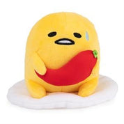 Spin Master Sanrio Oishii Sushi Friends Plushies: Hello Kitty, Cinnamoroll & Gudetama 5" Gudetama Spicy Bowl Kawaii Gifts