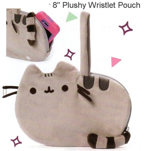 Pusheen 8" Wristlet Plushie Pouch with Handle