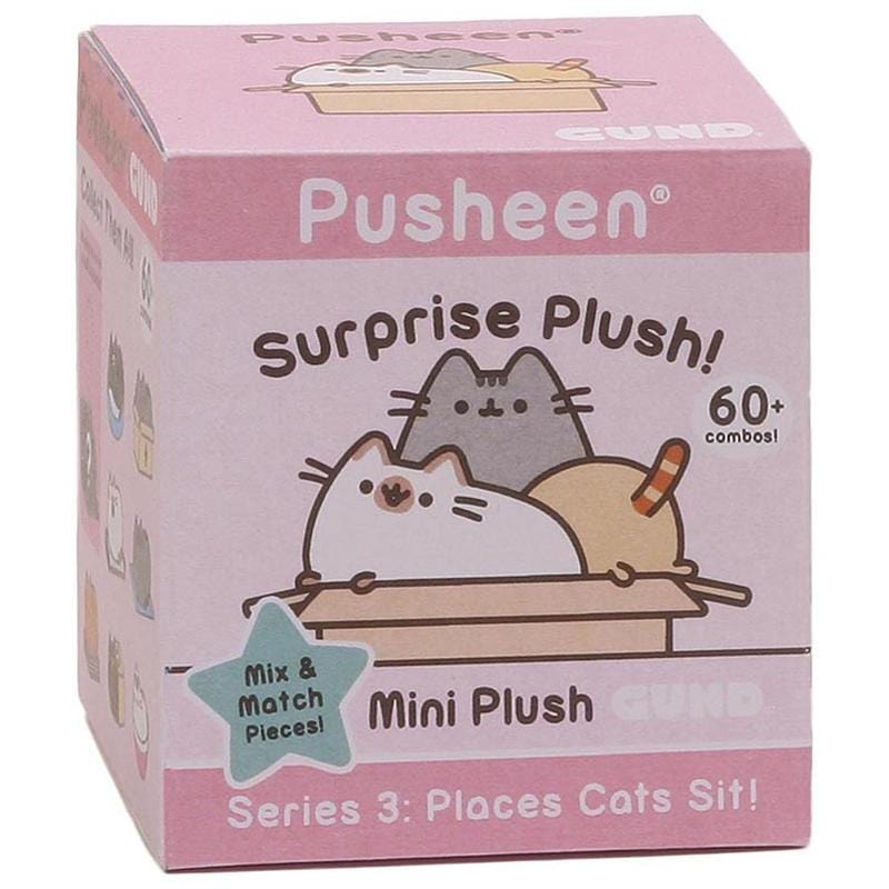 Spin Master Where Cats Sit Pusheen 3" Plush Surprise Box S3 Kawaii Gifts 028399097289