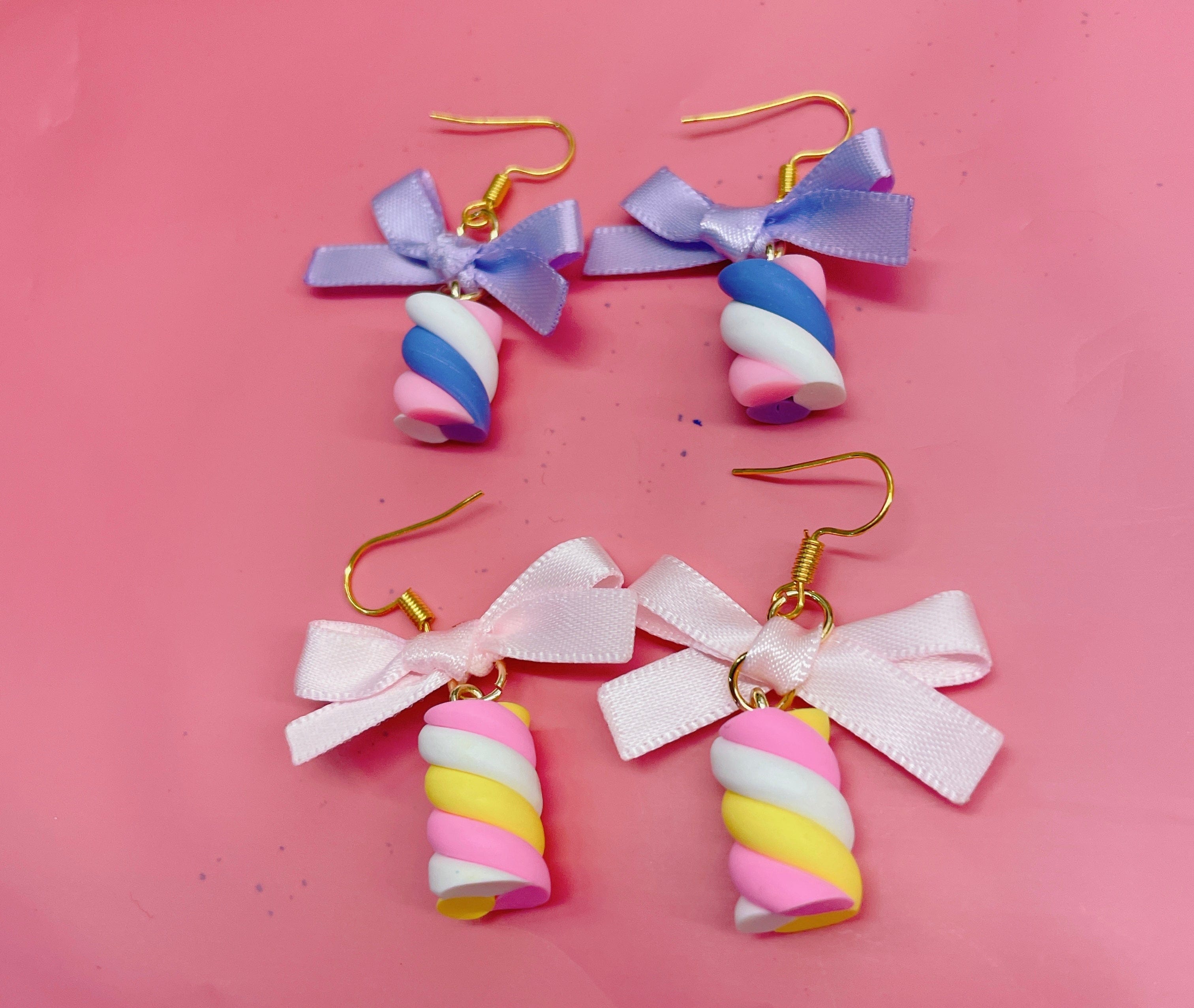 Taobao Marshmallow Dream Earrings Kawaii Gifts
