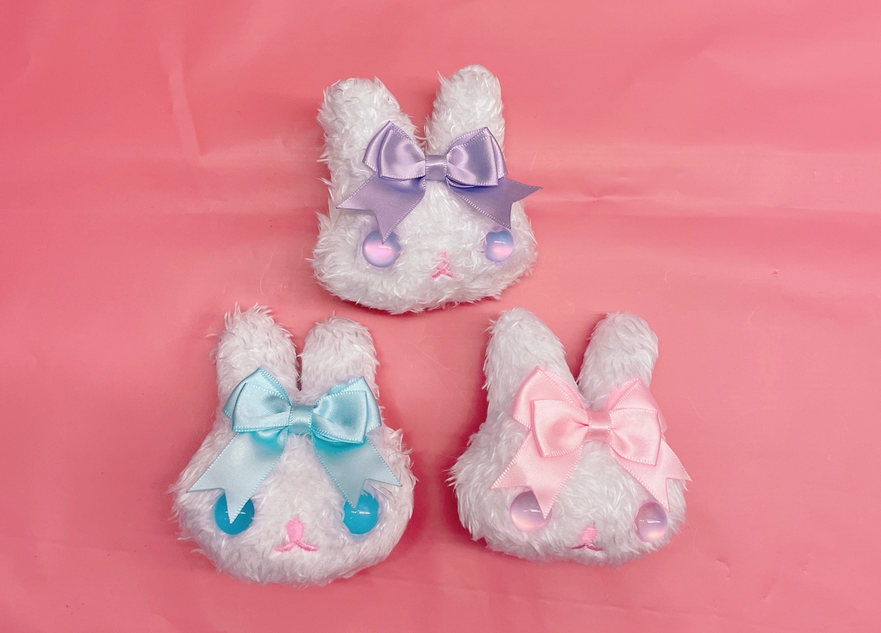 Taobao Sweet Ribbon Bunny Hairclip Kawaii Gifts