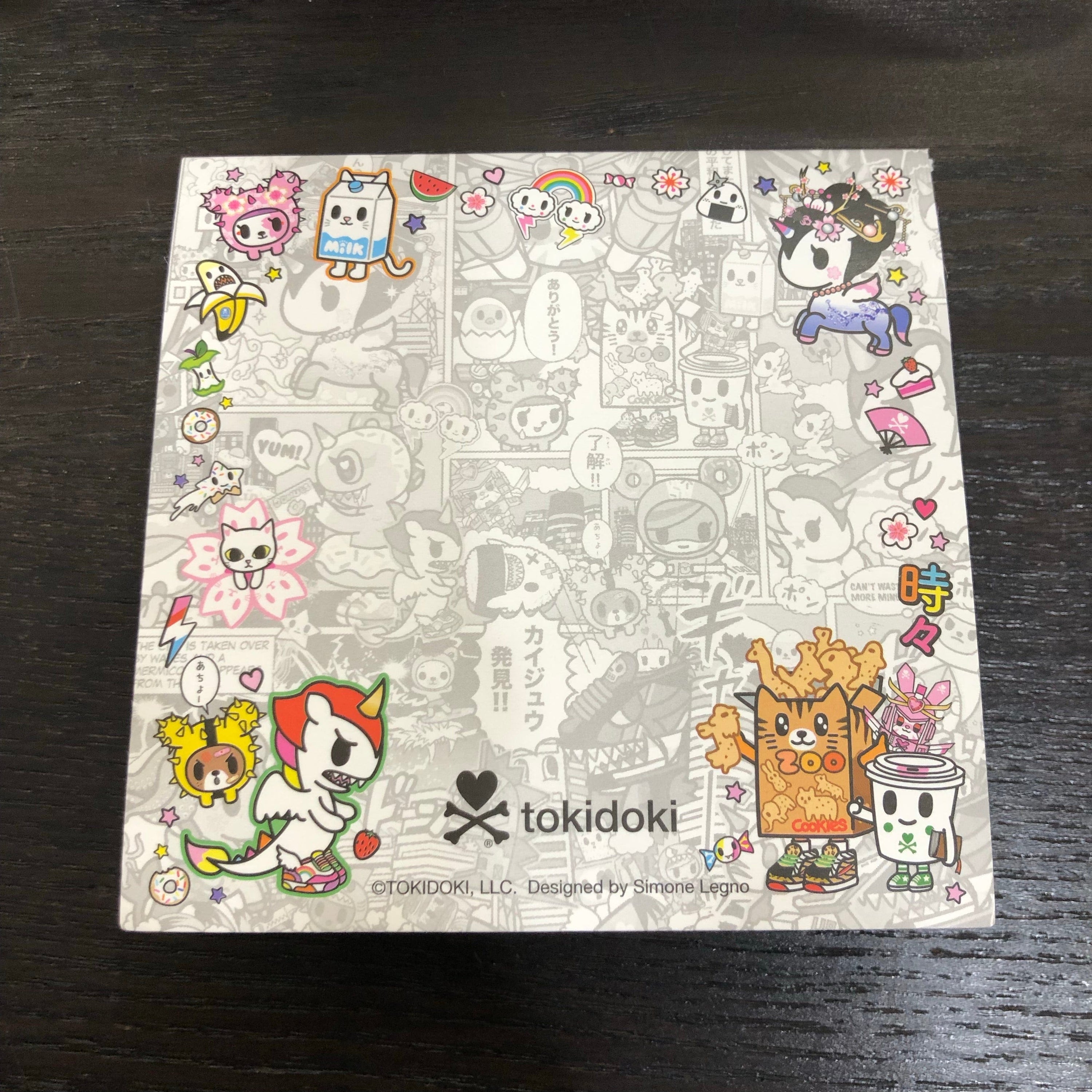 TKDK TokiDoki Manga Mania Sticky Note Kawaii Gifts 840080898285