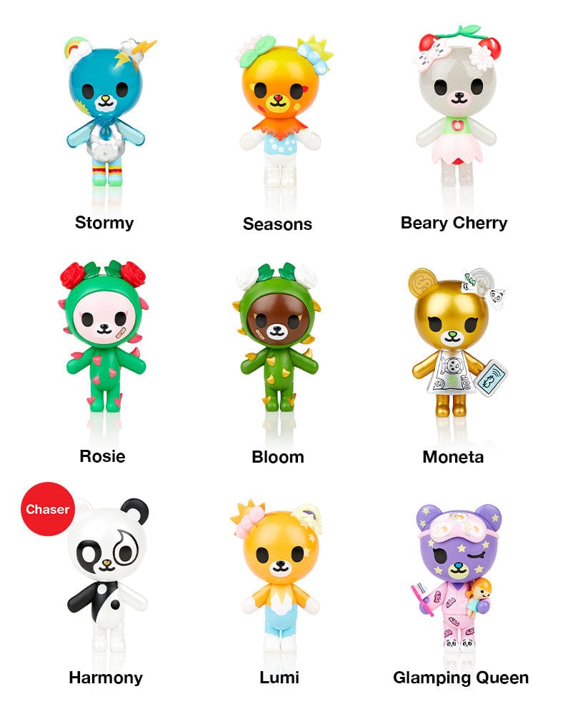 TKDK Lumi and Her Beary Cute Friends Surprise Figure in a Bear Shaped Bottle Kawaii Gifts