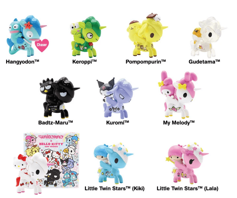 TokiDoki Unicorno X Hello Kitty Friends Surprise Box
