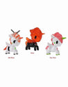 TKDK UNICORNO 3PK SUSHICORNO Vinyl Figure Set Kawaii Gifts 818310025923