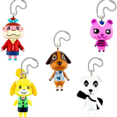 TOMY Animal Crossing Dangler with Keychain Capsule Kawaii Gifts 796714679235