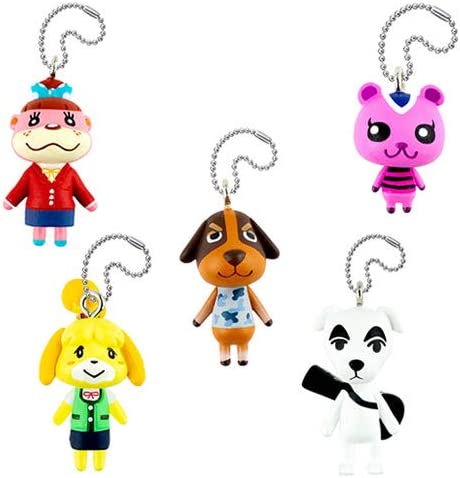 TOMY Animal Crossing Dangler with Keychain Capsule Kawaii Gifts 796714679235