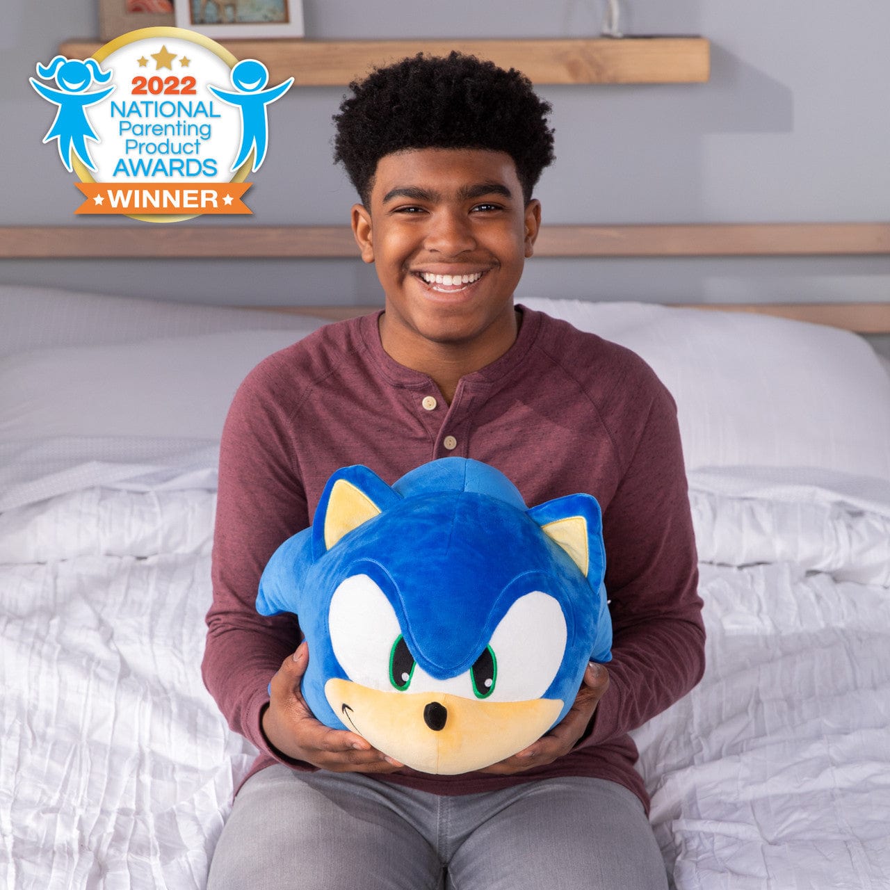 TOMY Sonic Hedgehog Sega Sonic Club Mocchi-Mocchi 15" Mega Plush Kawaii Gifts