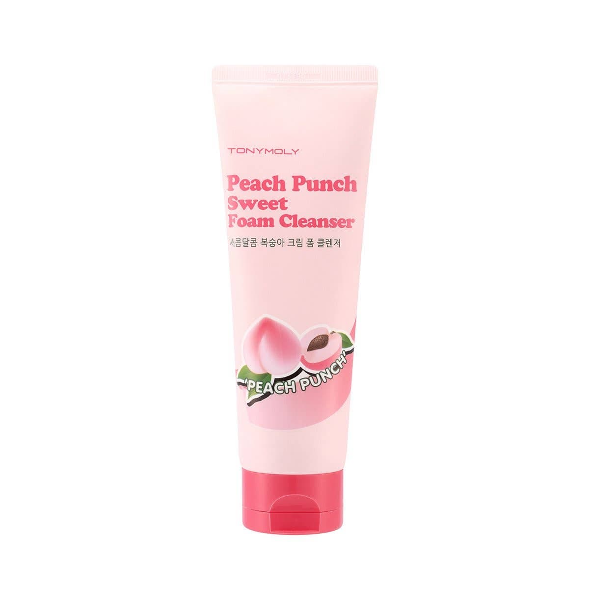 TONYMOLY Peach Punch Sweet Foam Cleanser Kawaii Gifts 8806358565305