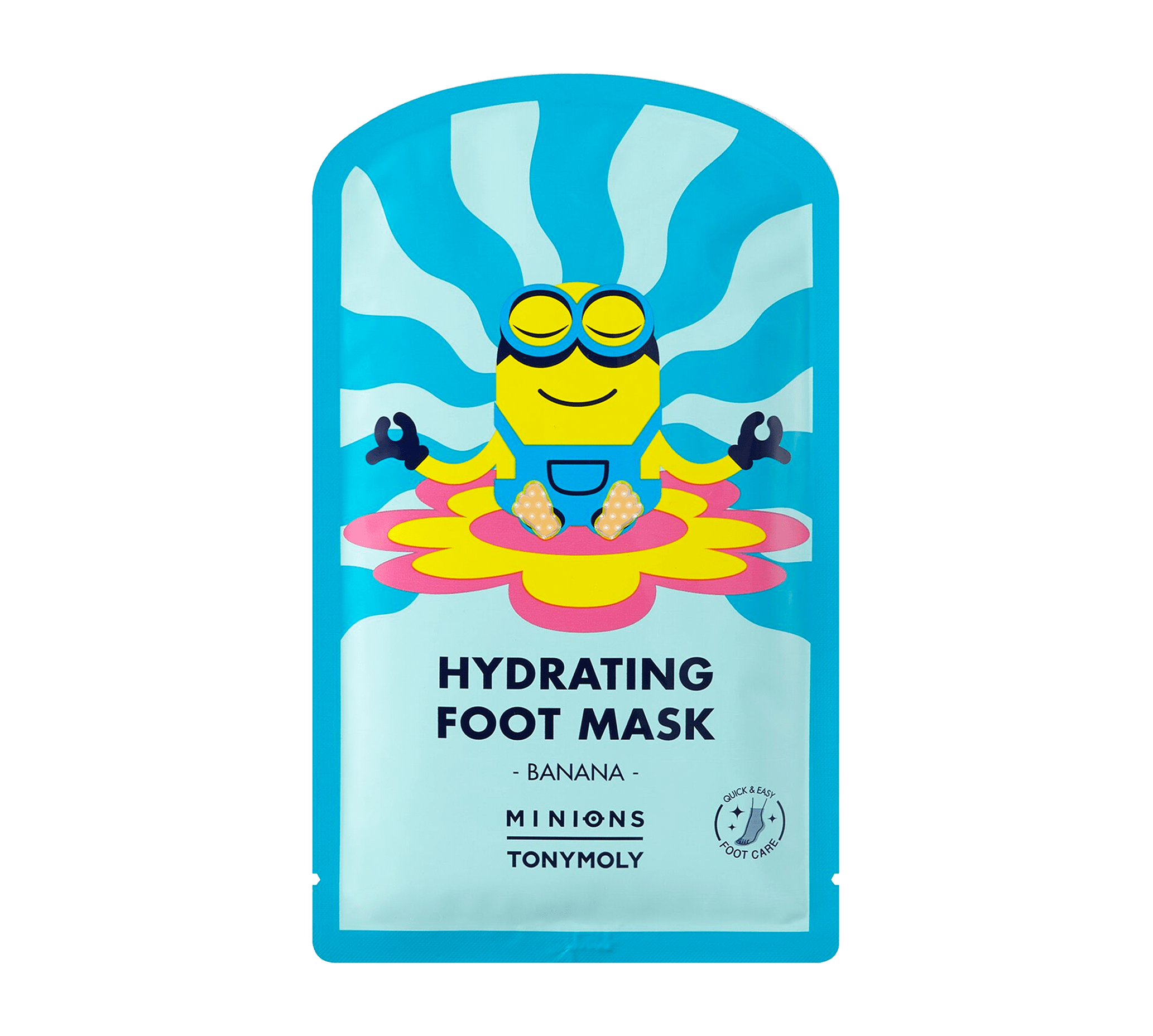 TONYMOLY Minions Hydrating Banana Foot Mask Kawaii Gifts 8806194045443