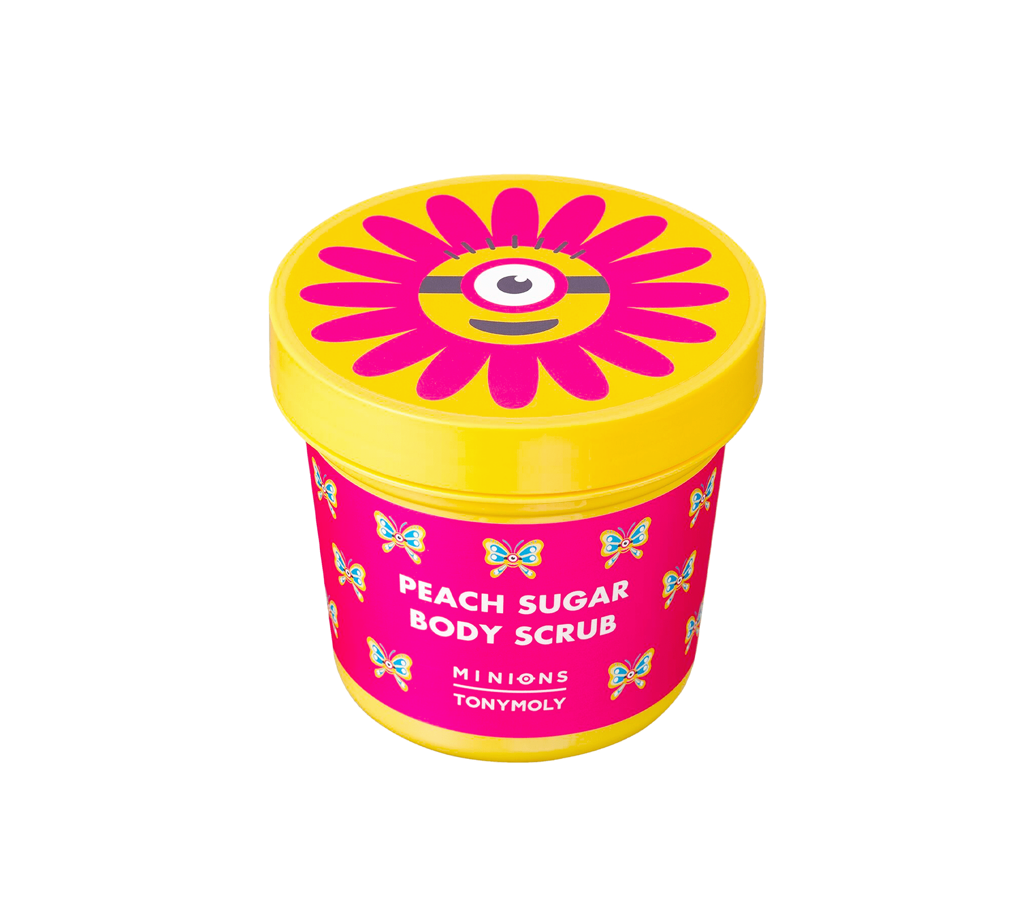 TONYMOLY Minions Peach Sugar Body Scrub Kawaii Gifts 8806194048185