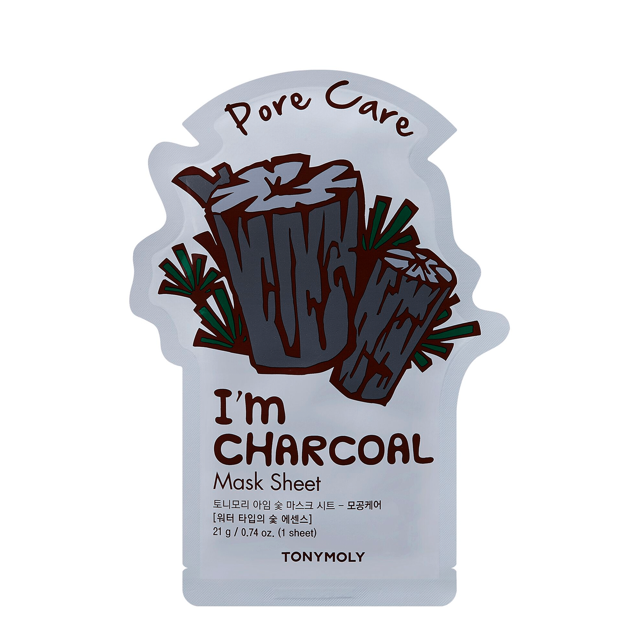 TONYMOLY Tonymoly I'm Sheet Masks Charcoal Kawaii Gifts 8806194024134