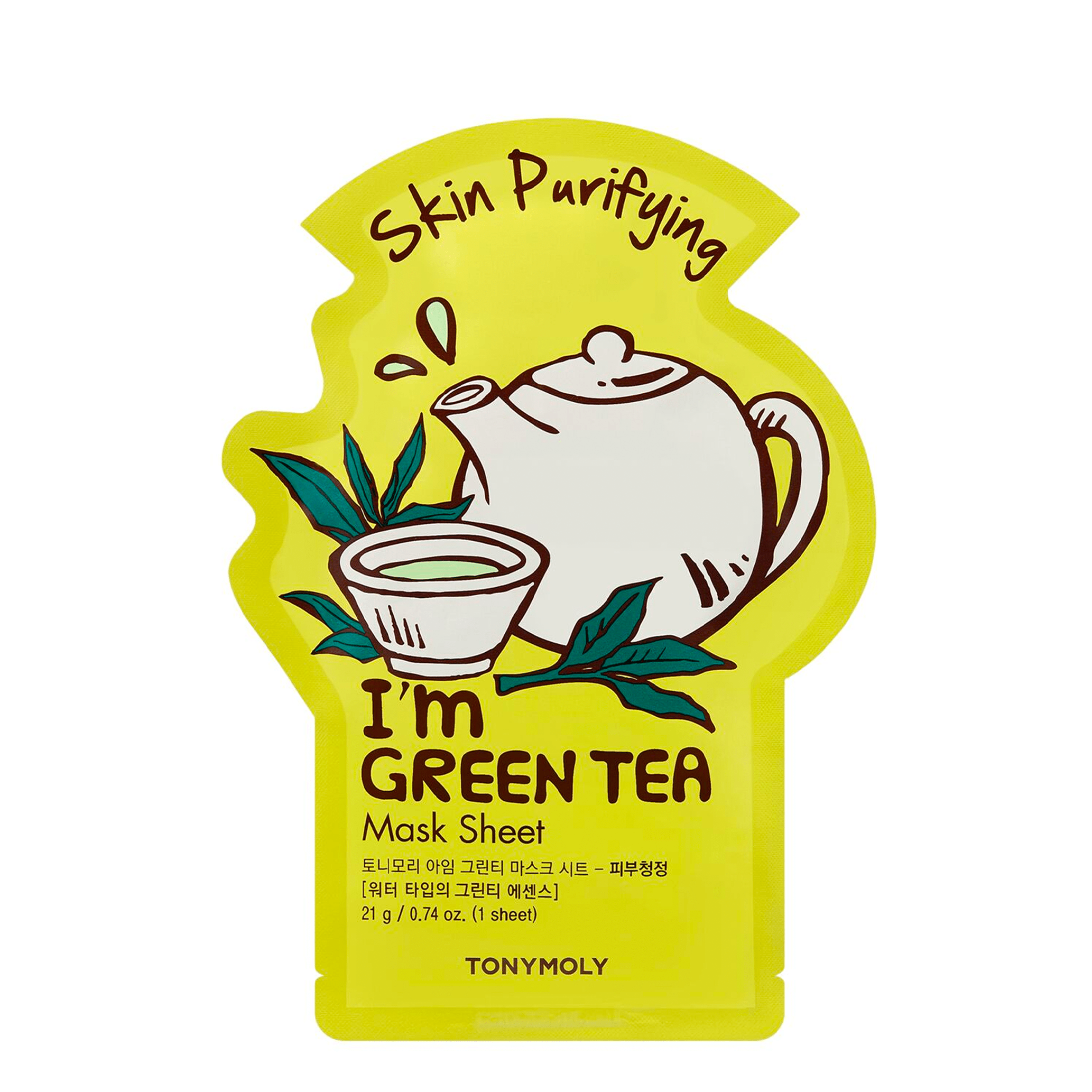 TONYMOLY Tonymoly I'm Sheet Masks Green Tea Kawaii Gifts 8806194024172