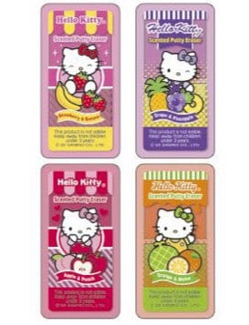 Weactive Hello Kitty Scented Putty Erasers in A Case Kawaii Gifts 840805143249