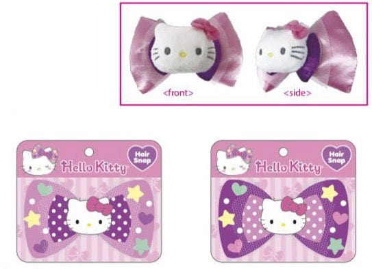Weactive Girly Ribbon Hello Kitty Big Ribbon Hair Pin Kawaii Gifts 840805143683
