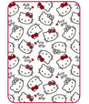 Weactive Hello Kitty 55" by 39" Fleece Blanket Kawaii Gifts 840805144543